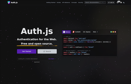 Auth.js preview